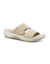Muiltjes met sleehak, comfortzool (beige)