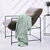 Plaid polar fleece met pluche gevoel (celadon)