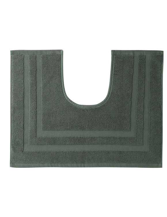 Tapis de bain &eacute;ponge double liteau (kaki)