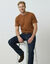 T-shirt col rond manches courtes - lot de 3 (bleu + marron + gris)