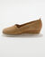 Ballerines compensées en cuir (taupe)
