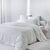 Linge de lit uni - coton lav&eacute; 57 fils/cm&sup2; (blanc)