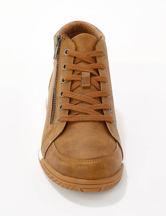 Sneakers met hoge schacht (bruin)