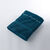 Effen handdoek, zacht comfort, personaliseerbaar (pauwblauw)