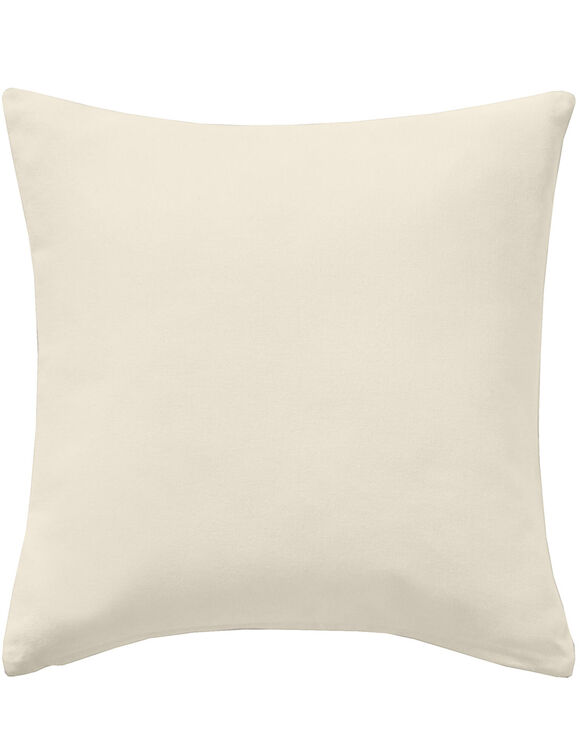 Housse de coussin unie bachette - lot de 2 (écru)