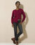 Cardigan met knoopsluiting, lamswol (bordeaux)