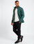 Fleecejas met ritssluiting en pluche voering (groen)