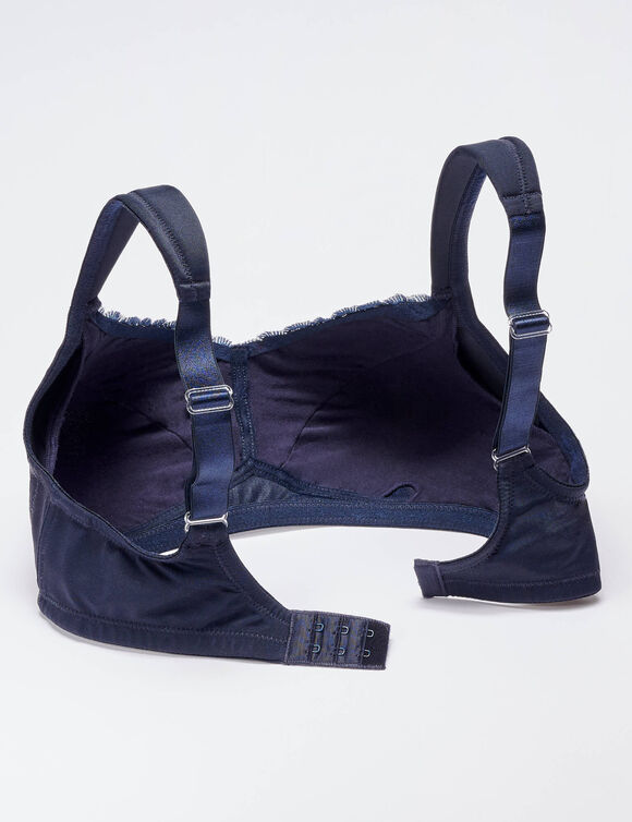 Soutien-gorge post-op&eacute;ratoire en microfibre "Caminata", sans armatures (marine)