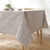 Nappe toile cirée imprimée vagues  (taupe)