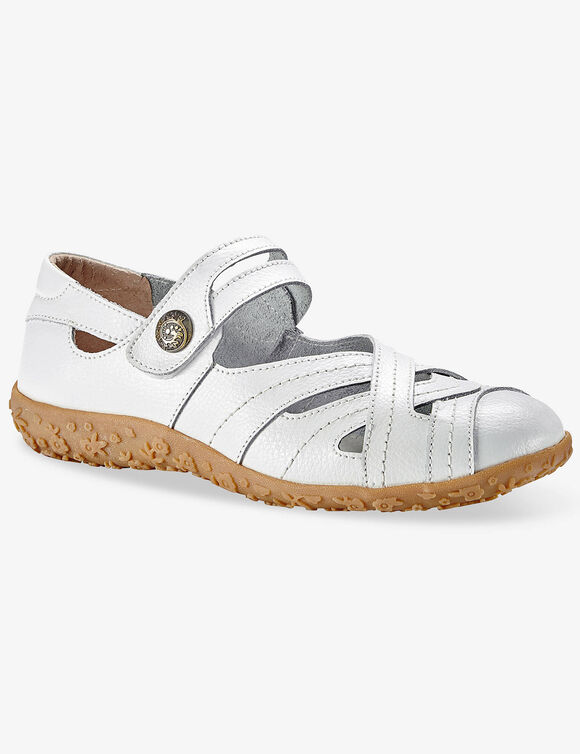 Babies confort en cuir ultra-souple  (blanc)