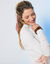 Sous-pull col roulé stretch (blanc cassé)