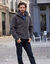 Extrawarme blouson in fleece (antraciet)