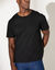 T-shirt col rond manches courtes - lot de 3 (noir)