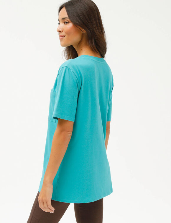 T-shirt volume loose (turquoise)