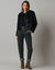 Veste en fausse fourrure (noir)