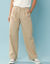 Ruime, rechte broek, speciaal voor kleine lengtes (beige) Ruime, rechte broek, speciaal voor kleine lengtes (beige)