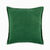 Effen kussen in getextureerd katoen (groen)