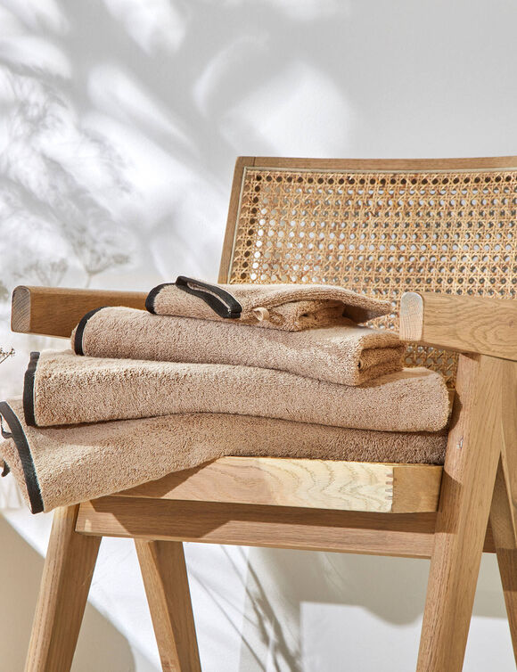 Effen badstof 540g/m2, luxe comfort, 'Timeless' collectie (beige)