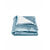 Tweekleurig deken in fleece en sherpa (gletsjerblauw)