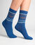 Kerstsokken - set van 3 paar (karamel + pruim + blauw)