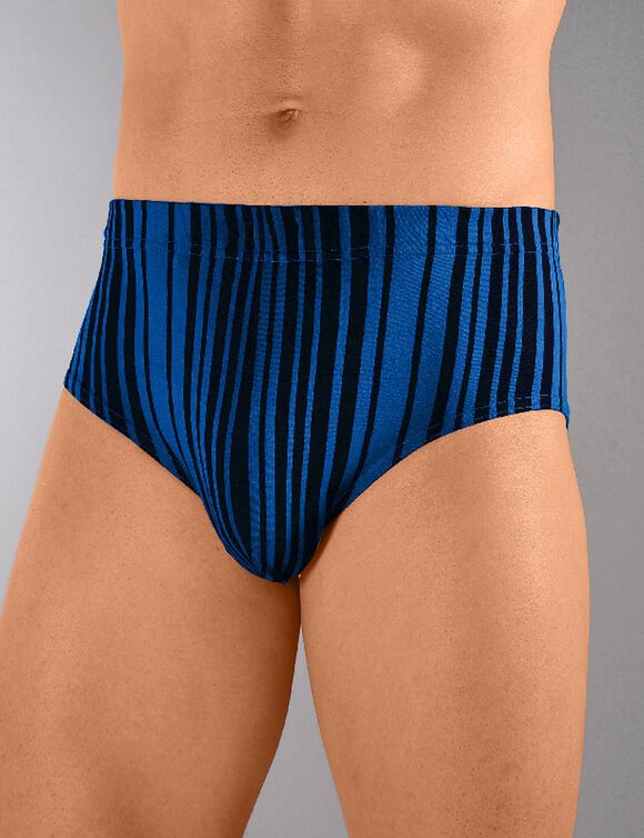 Slip ferm&eacute; taille haute imprim&eacute; - lot de 6  (assortis)
