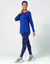 Bedrukte legging, print in potloodstijl (marine)