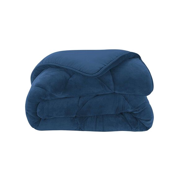 Couette synth&eacute;tique double face 350 g/m&sup2; (marine)