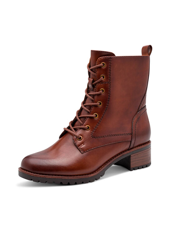 Laarzen met rits en  spikes (bruin)