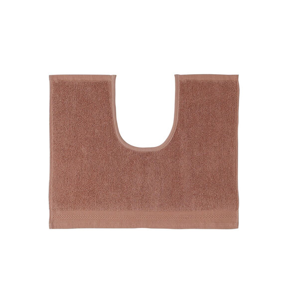 Tapis de bain &eacute;ponge liteau chevron (ch&acirc;taigne)
