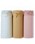 Culotte coton et dentelle  forme midi - lot de 3 (ivoire + beige + rose)