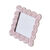 Fotolijst, afgewerkt met schelpjes (roze)