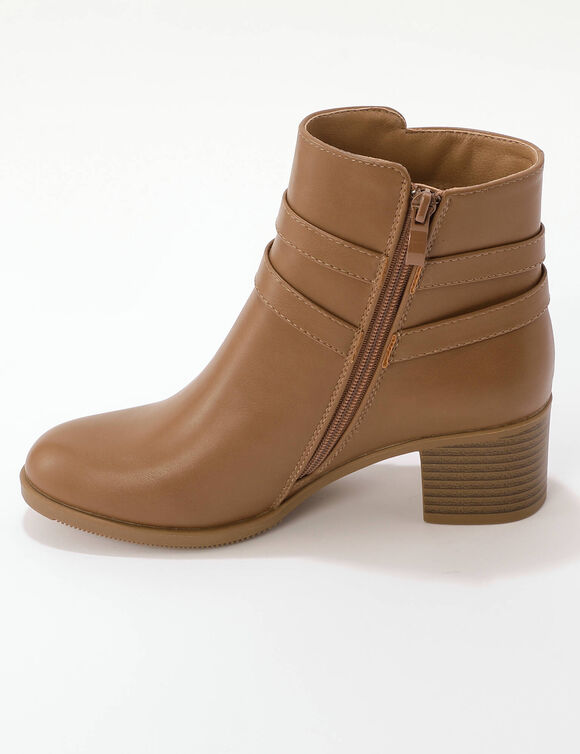 Boots &agrave; talon (taupe)