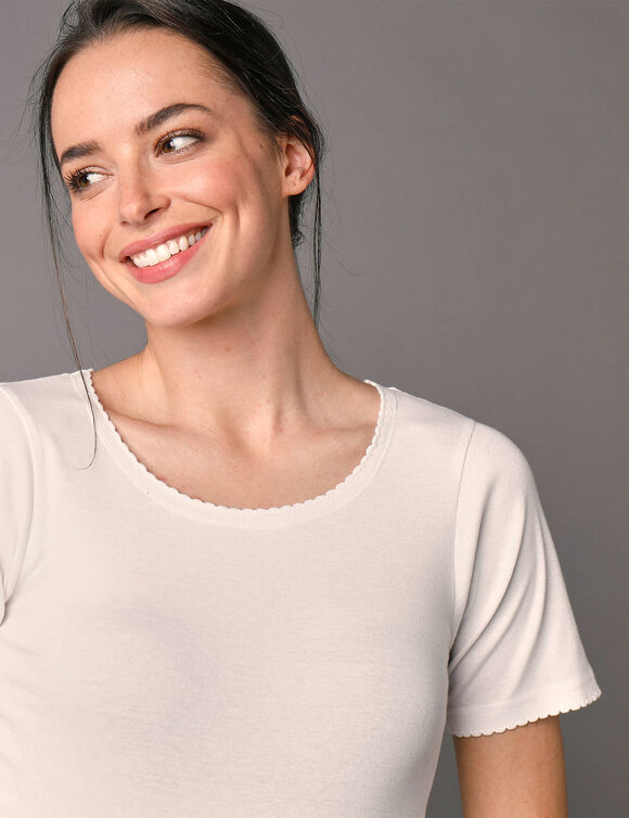 Tee-shirt manches courtes - lot de 2 (blanc)