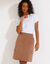 Rok in cargostijl, stretchtwill (taupe)