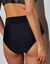 Zwemslip met hoge taille Solaro (zwart)