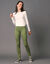 Ultracomfortabele jegging met elastische taille - kleine lengte (linde)