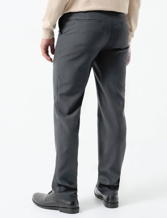 Pantalon ceinture ajustable invisible - polyester (gris anthracite)