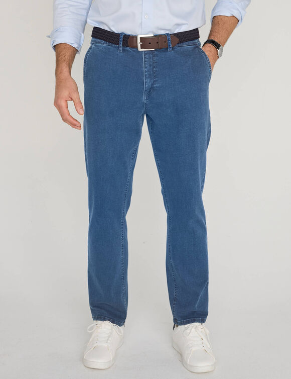 Chique, rechte stadsjeans met onzichtbaar comfort - L30 (stone)