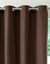 Rideau occultant bachette uni (chocolat)