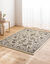 Tapis rectangulaire motifs perse (beige)