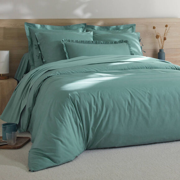 Effen beddengoed - katoenbatist, 72 draden/cm&sup2; (eucalyptus)
