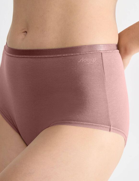 Culotte maxi &laquo; Go Daily Cotton&raquo; coton stretch - 2+1 (chocolat)