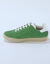 Vintage sneakers in splitleer, gekleurd (groen)