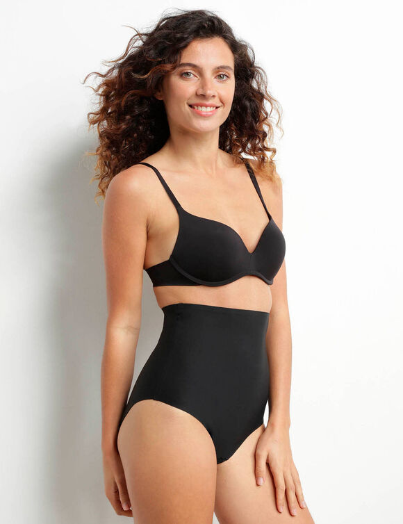 Culotte affinante invisible taille haute (noir)