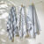 Torchon carreaux coton tissé teint - lot de 3 (gris)