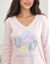 T-shirt met lange mouwen "Nature Sauvage" (roze)