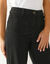 Ruime rechte jeans, hoge taille, grote lengte (used black)