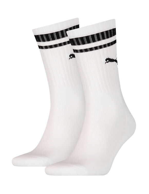 Chaussettes Heritage Crew - lot de 3 paires (blanc)