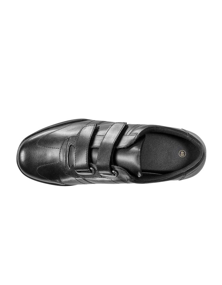 Derbies scratchées en cuir, noir Derbies scratchées en cuir, noir, hi-res image number 2