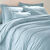 Linge de lit uni coton (céladon)
